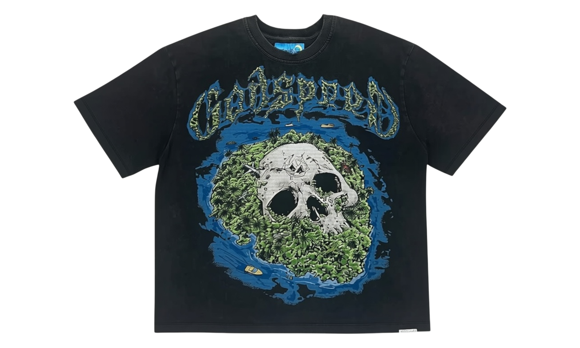 Godspeed Skull Island II Black T-Shirt