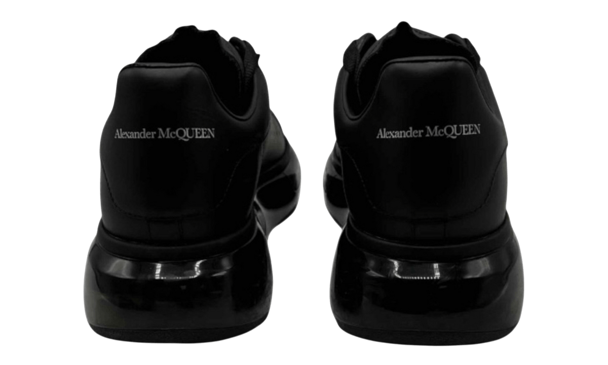 Alexander Mcqueen Clear Sole Black Oversized Sneaker (Preowned)