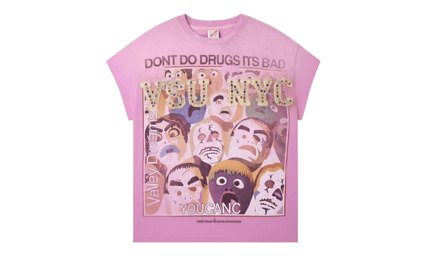 Vale Forever No Drugs Pink Sleeveless T-Shirt