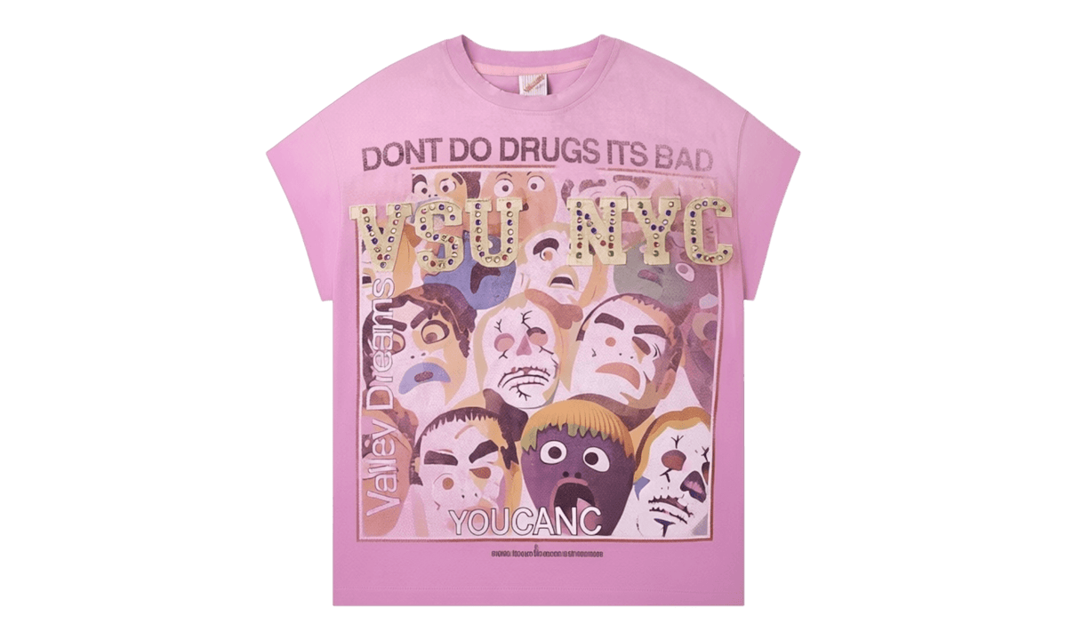 Vale Forever No Drugs Pink Sleeveless T-Shirt
