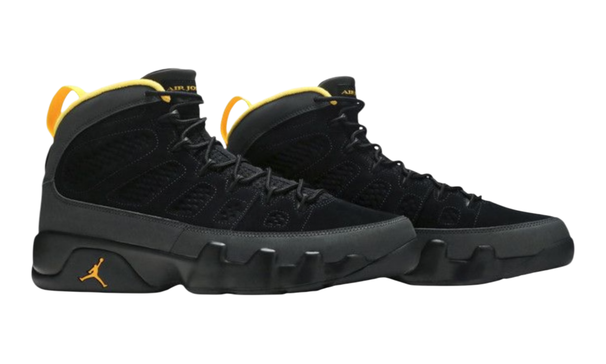 Air Jordan 9 Retro "Dark Charcoal University Gold"