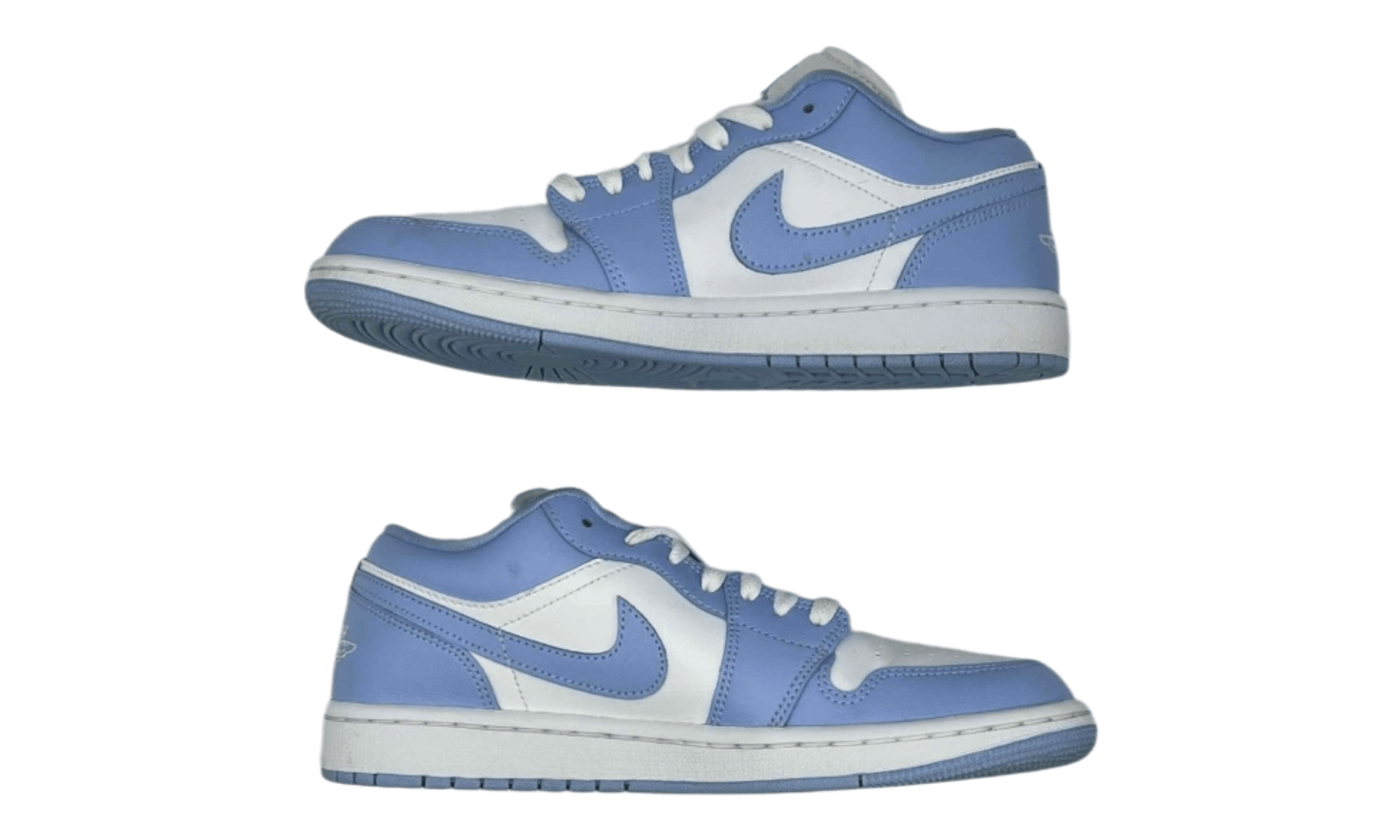 Jordan 1 Low White Aluminum (Women's) (PreOwned) (No Box)