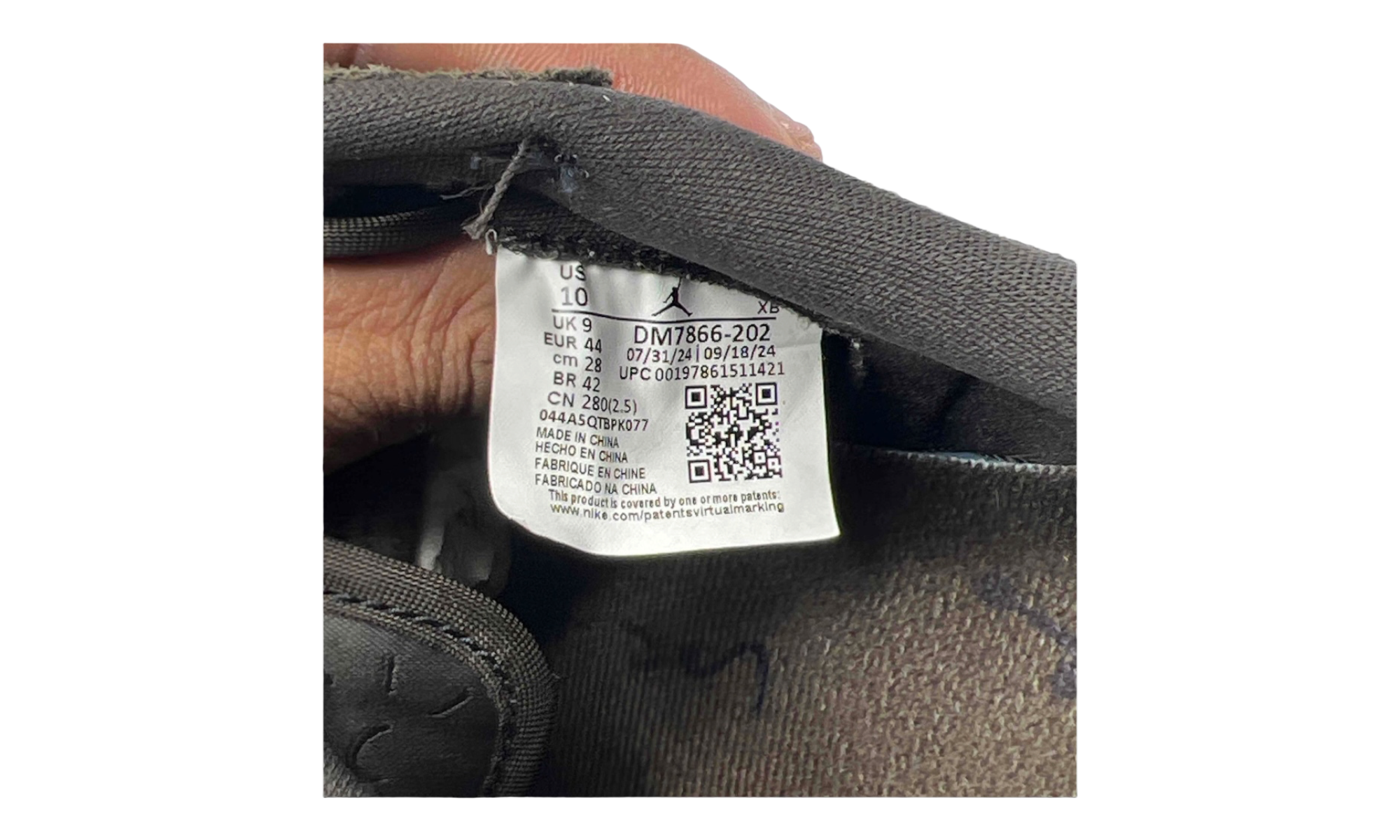 Air Jordan 1 Retro Low OG SP "Travis Scott Velvet Brown" (PreOwned)