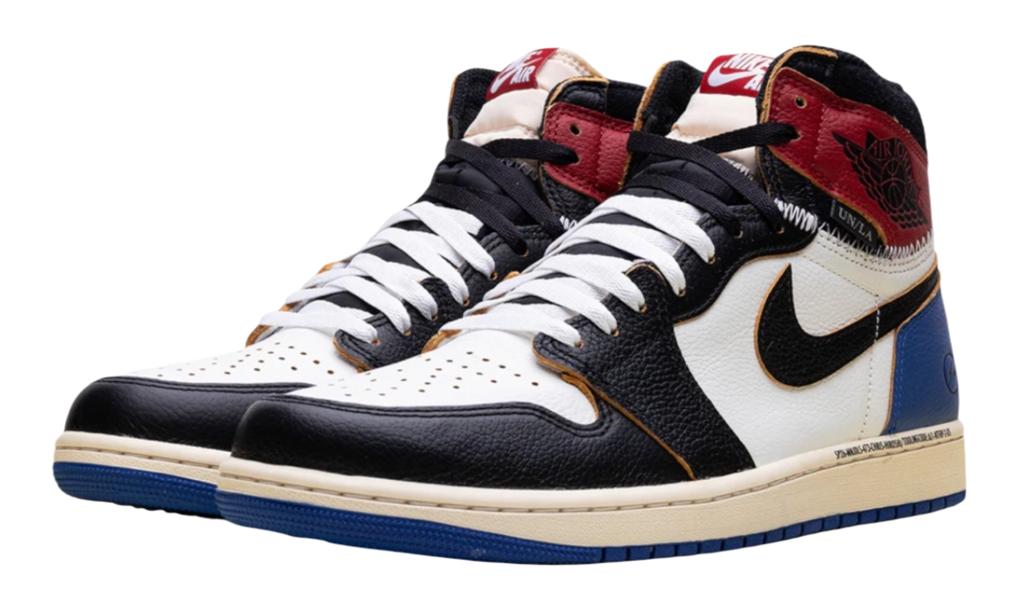 Jordan 1 Retro High OG SP Fragment x Union LA Varsity Red Sport Royal