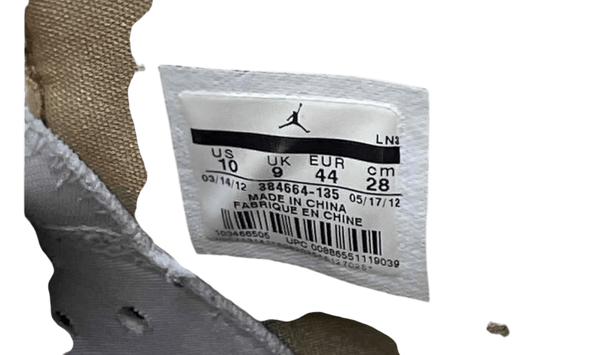 Jordan 6 Retro Golden Moments Pack (6) (PreOwned) (No Box)
