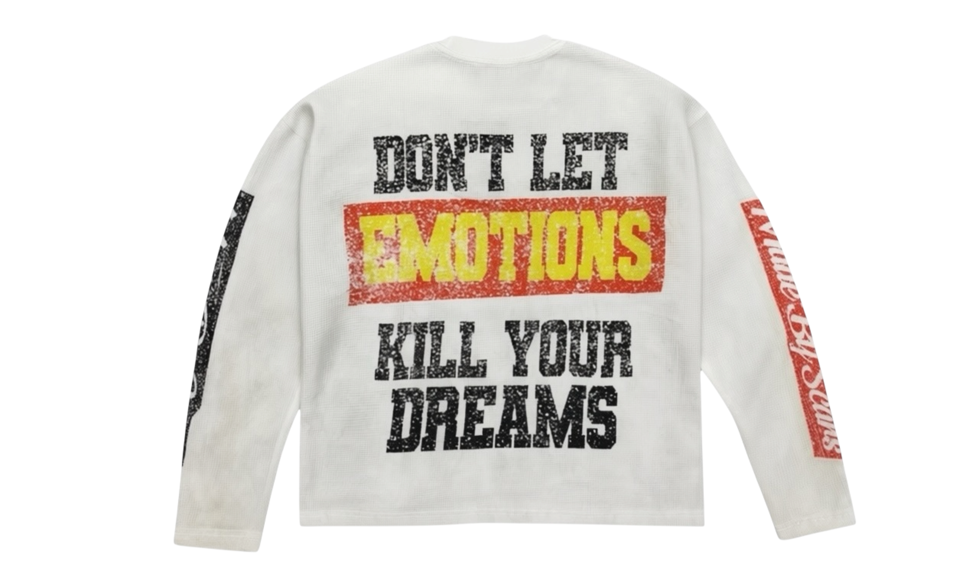 Mixed Emotions Dreams White Long Sleeve T-Shirt