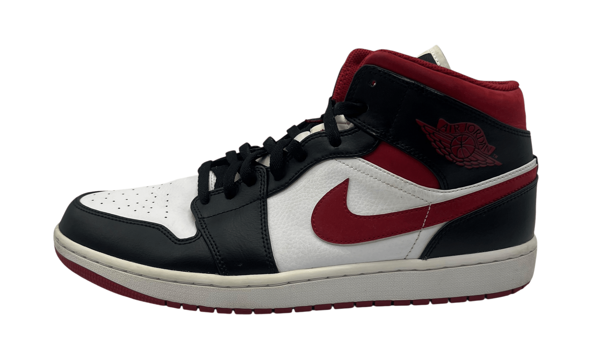 Jordan 1 Mid Gym Red Black White (PreOwned) (No Box)