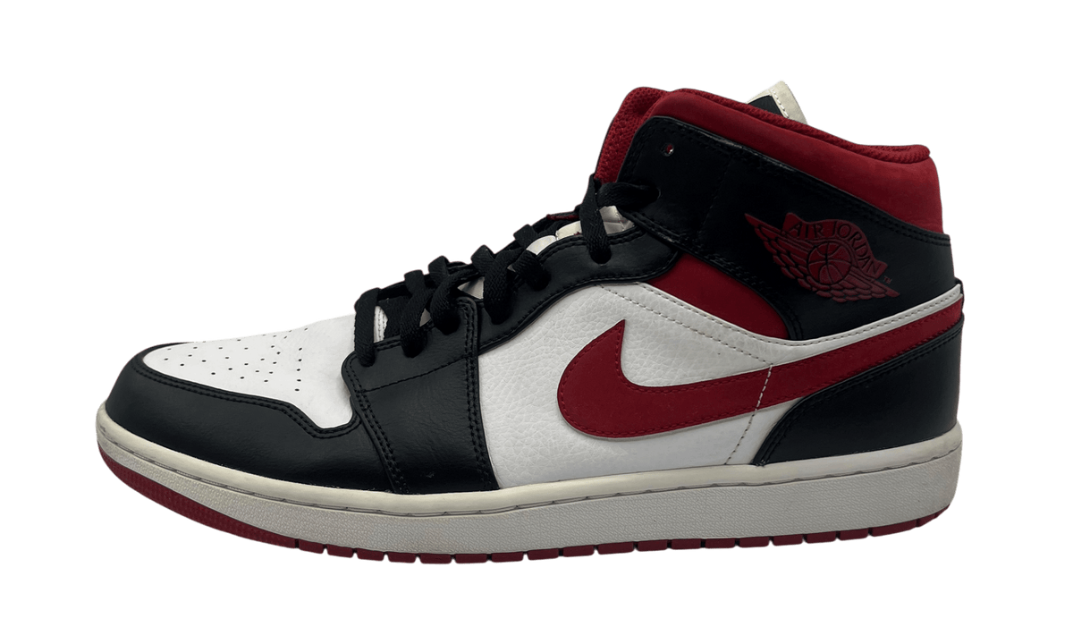 Jordan 1 Mid Gym Red Black White (PreOwned) (No Box)