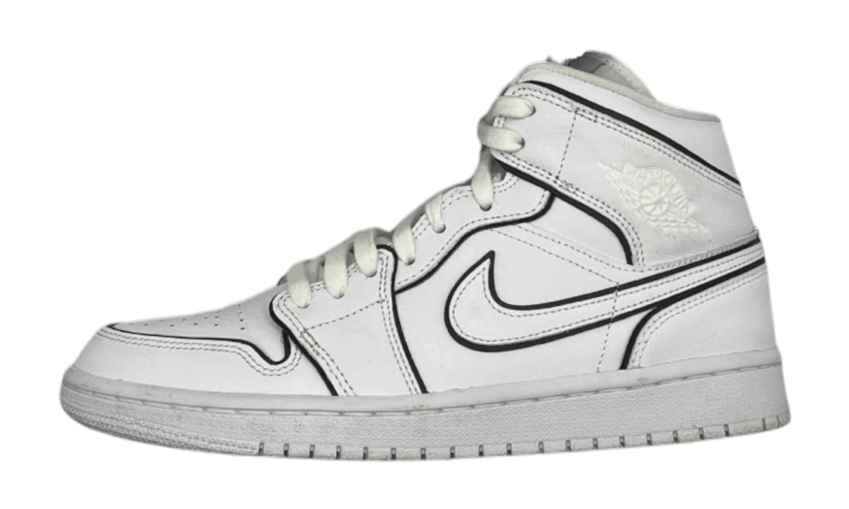 Jordan 1 Mid Iridescent Reflective White (Women's) (PreOwned)