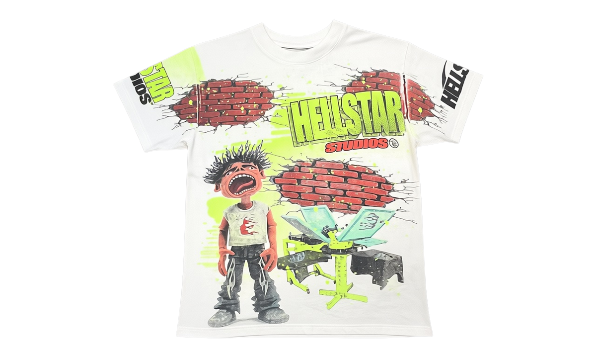 Hellstar Studios Brick Wall T-shirt White (PreOwned)