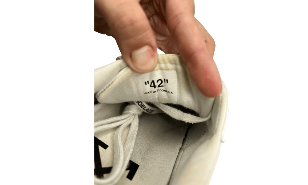 OFF-WHITE Vulc Low White Leather FW19 (PreOwned)