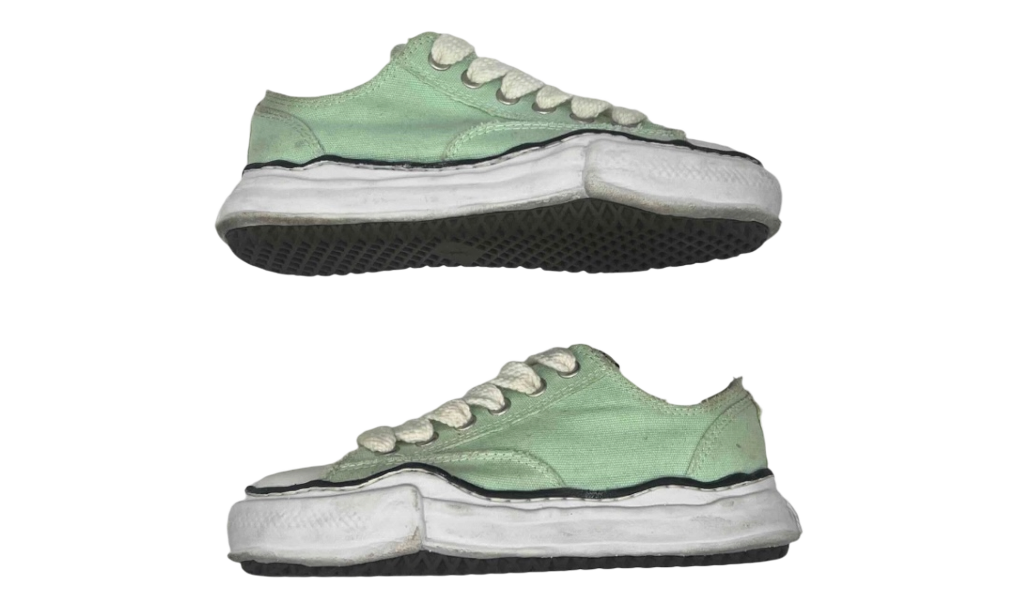 Maison Mihara Yasuhiro Peterson OG Sole Canvas Low Mint (PreOwned) (No Insoles)