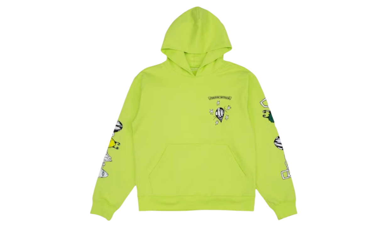Chrome Hearts Matty Boy "Link" Lime Green Hoodie