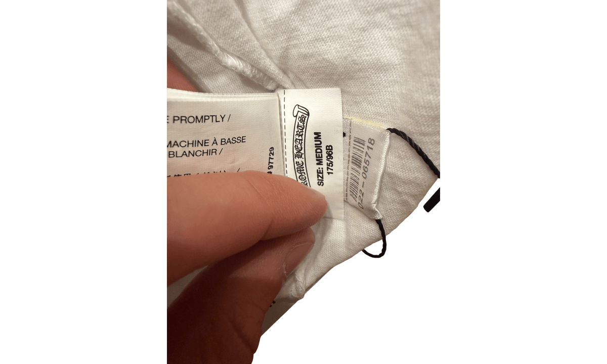 Chrome Hearts Neck Letters White T-Shirt