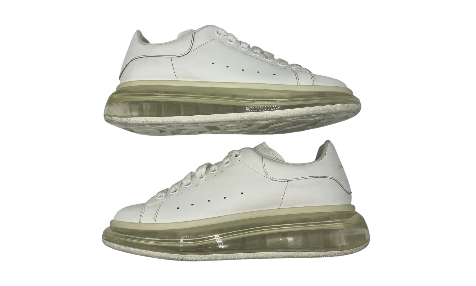 Alexander McQueen Oversized "Clear Sole White" (PreOwned)