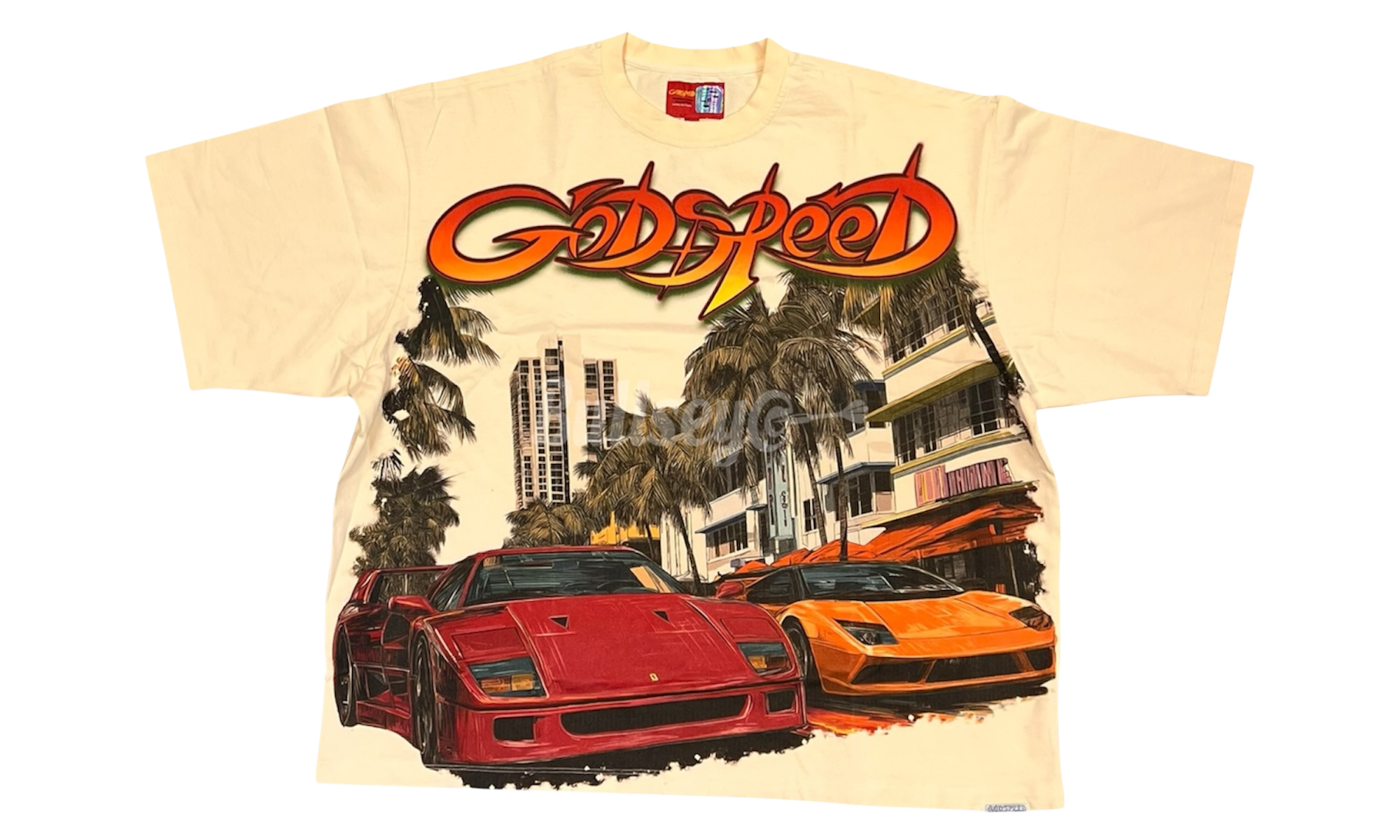 Godspeed South Beach Drive Superrun Bone T-Shirt