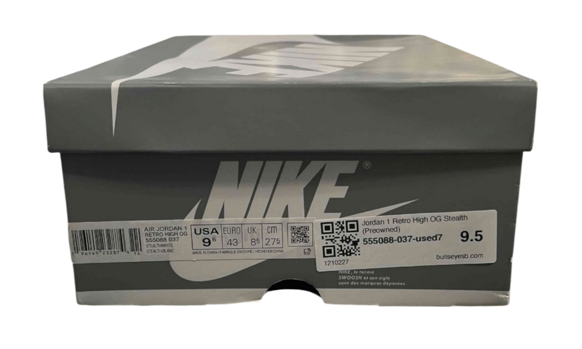 Jordan 1 Retro High OG Stealth (Preowned)