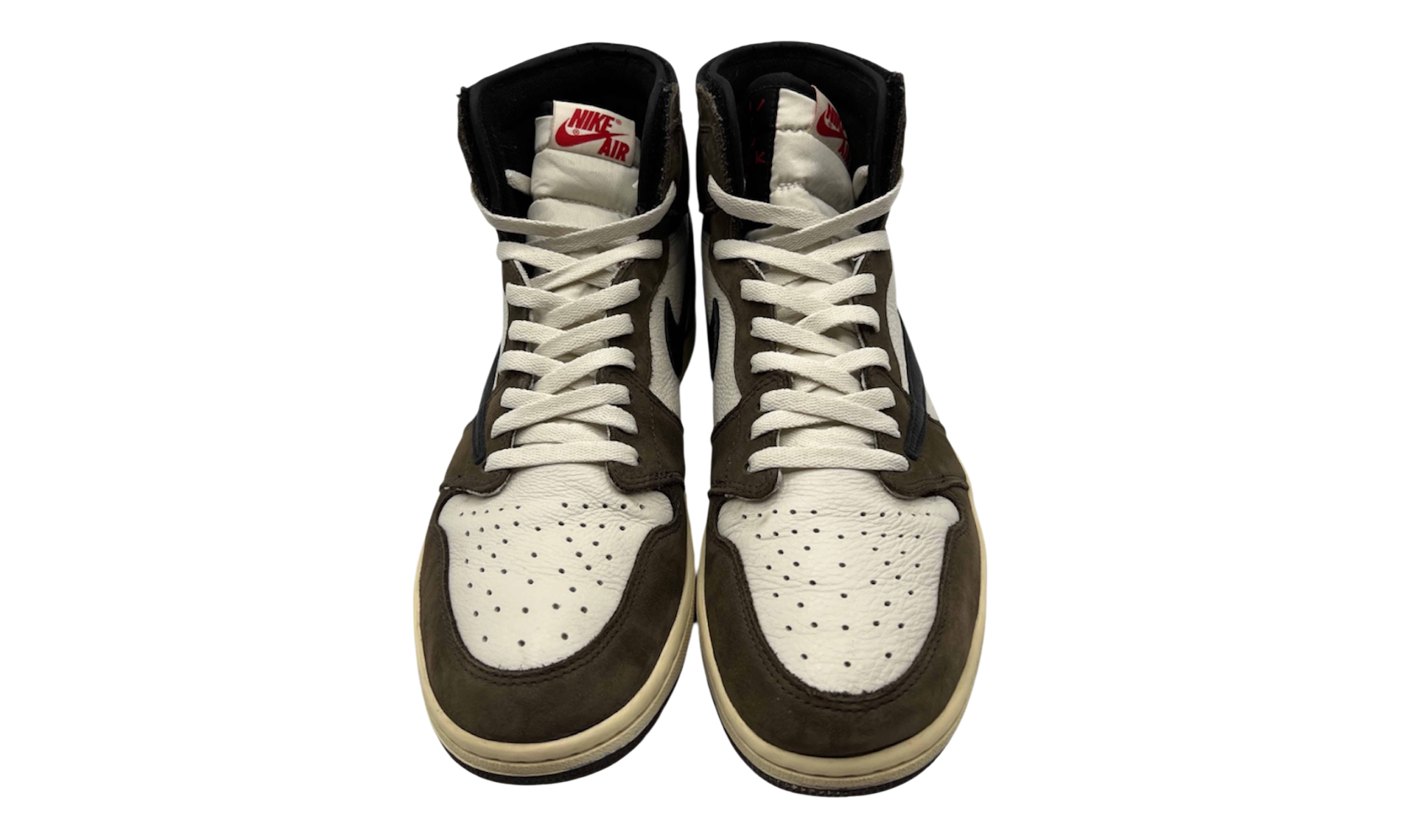 Travis Scott x Air Jordan 1 Retro High OG SP "Mocha" (PreOwned) (No Box)