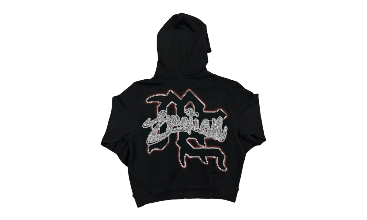 Mixed Emotion "Rhinestone" Black Hoodie