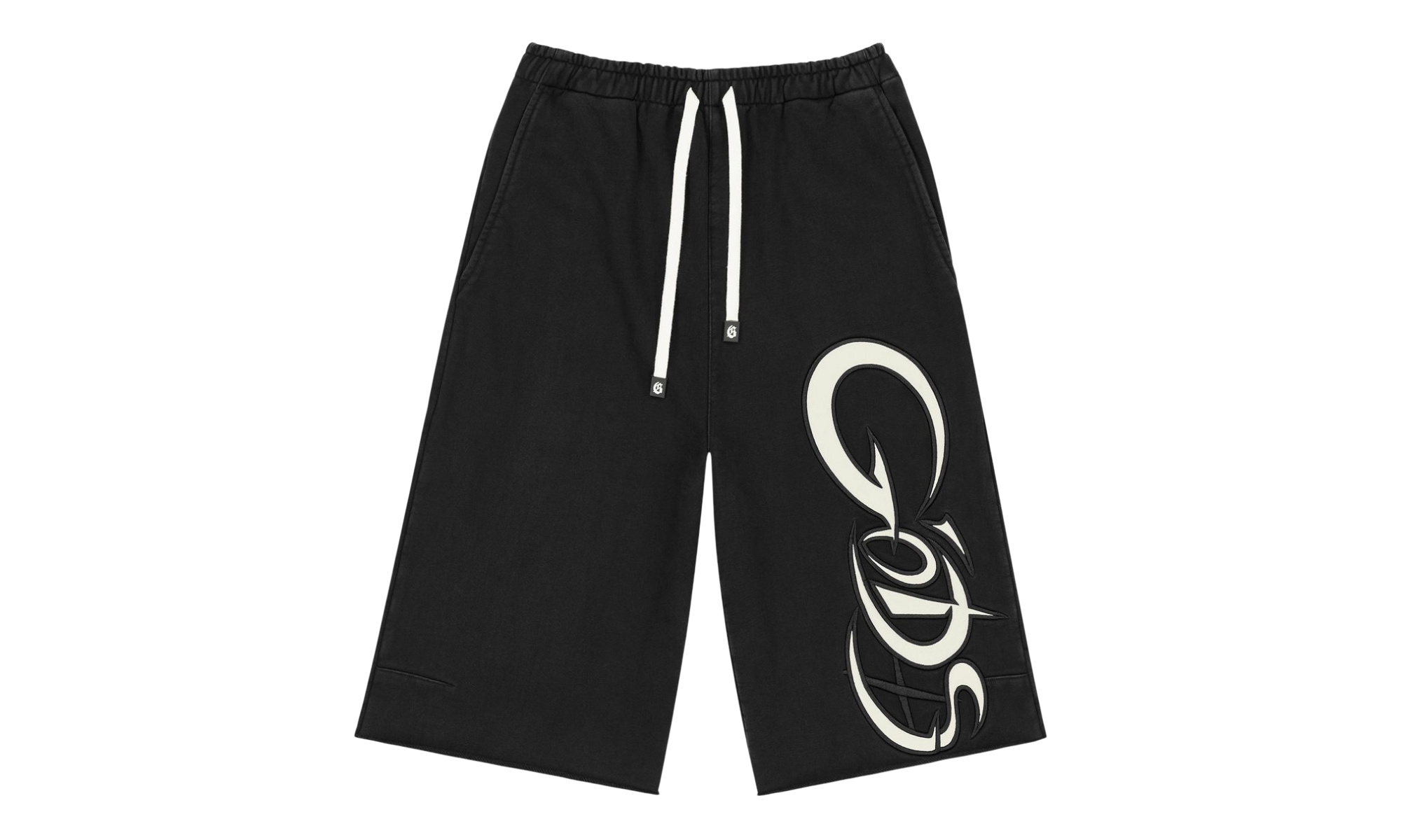 Godspeed New Age Logo 3QTR Black Shorts