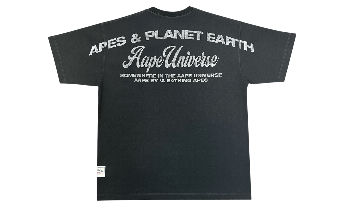Aape Moonface Logo Black T-Shirt (PreOwned)