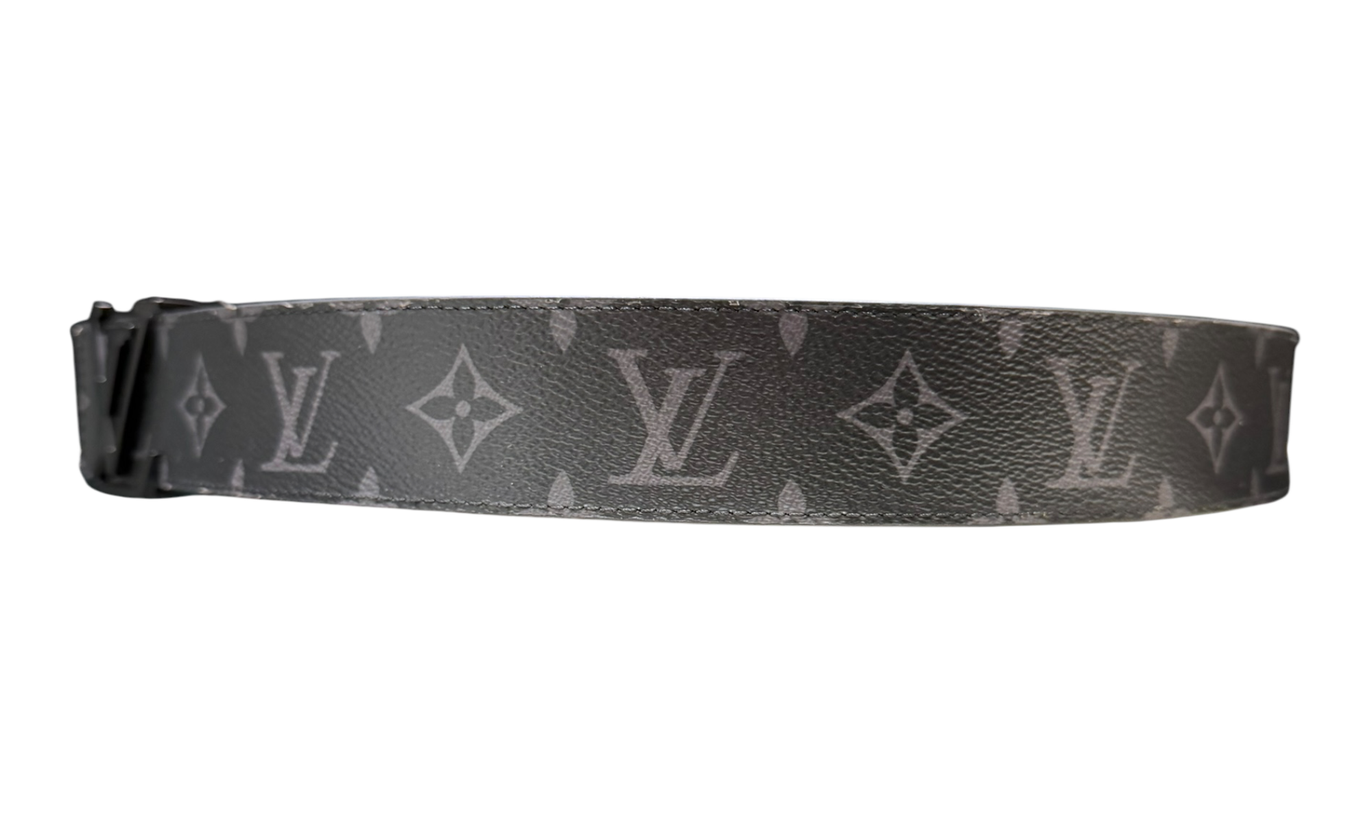Louis Vuitton initiales 40mm Matte Black Belt (Preowned)