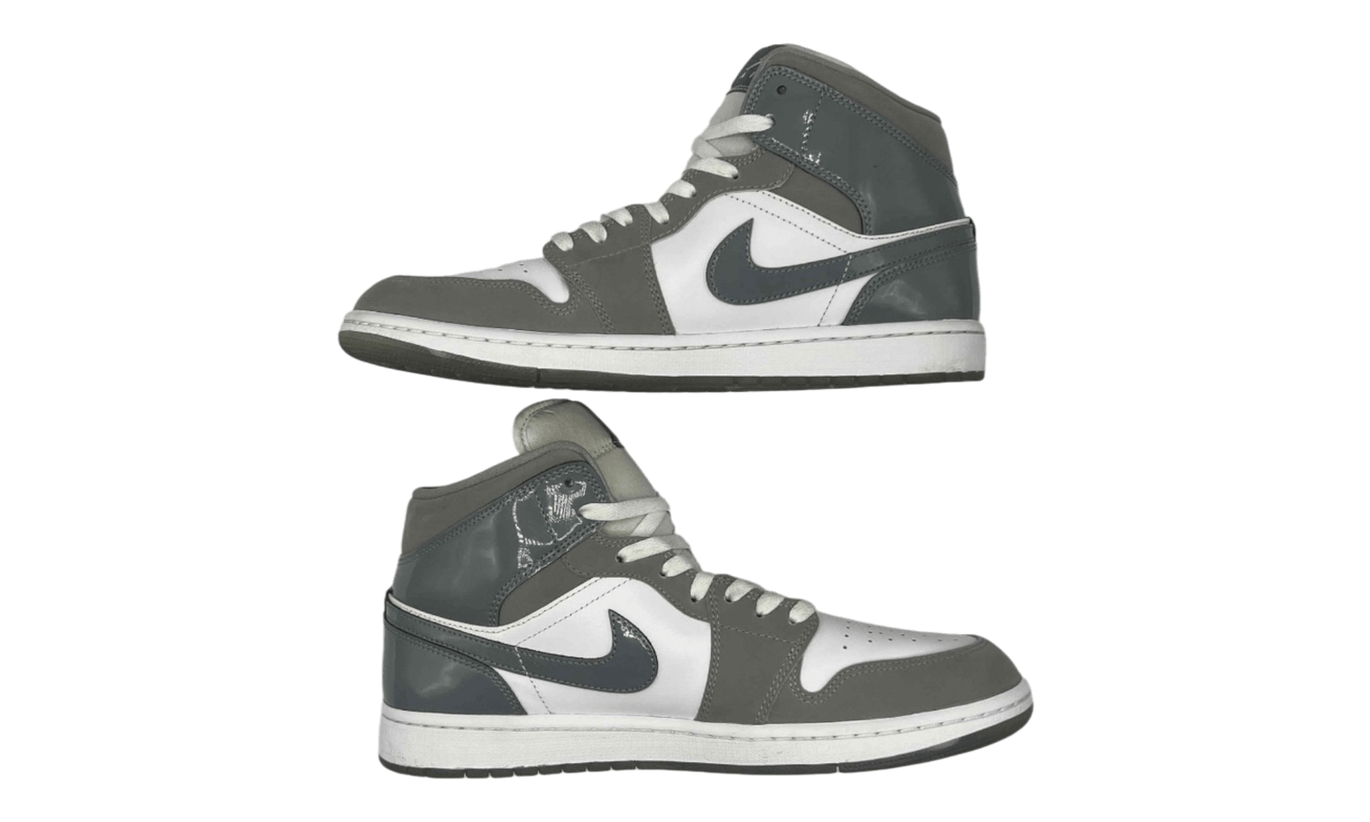 Jordan 1 Mid SE White Medium Grey Cool Grey (PreOwned) (No Box)