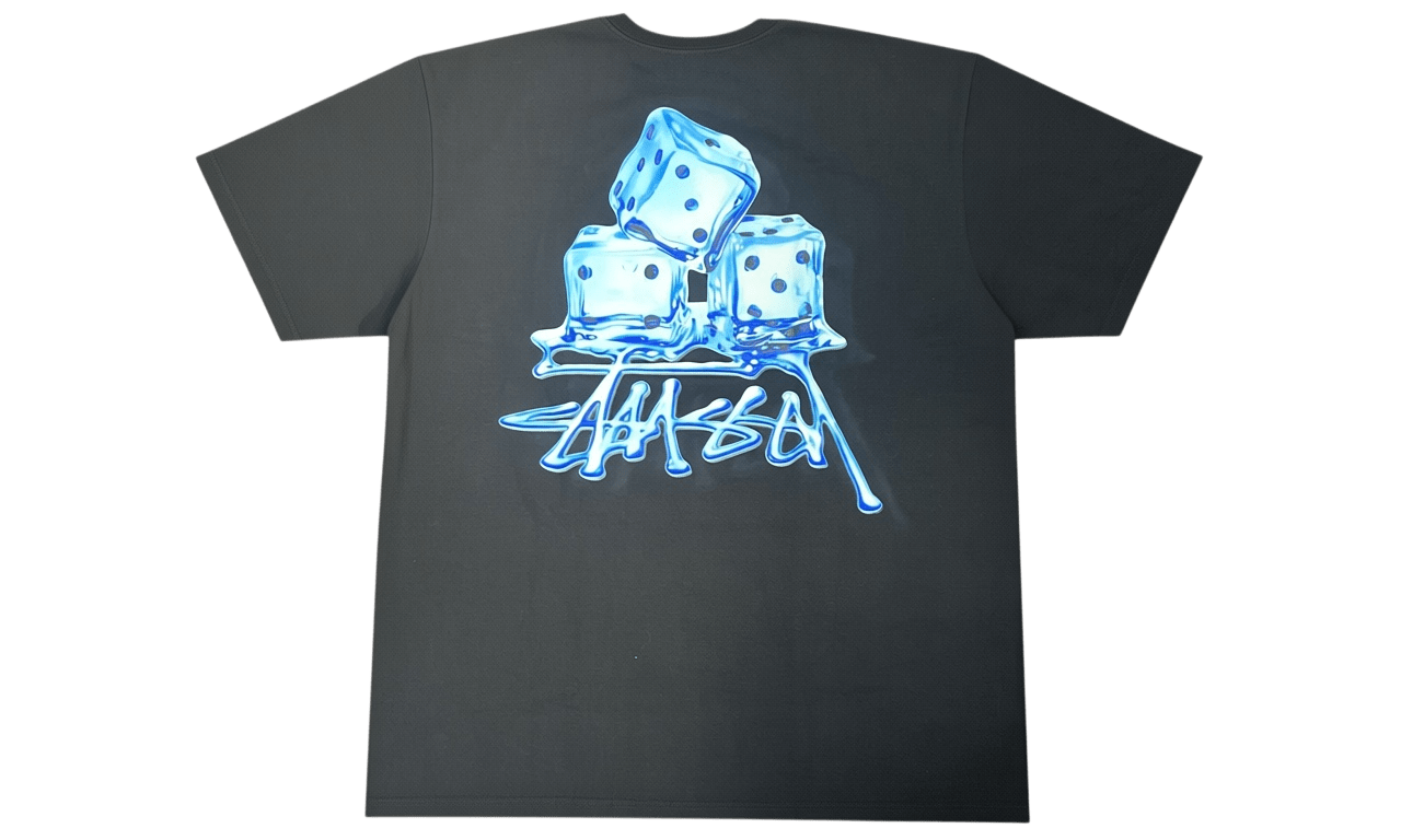 Stussy Melted Black T-Shirt (PreOwned)