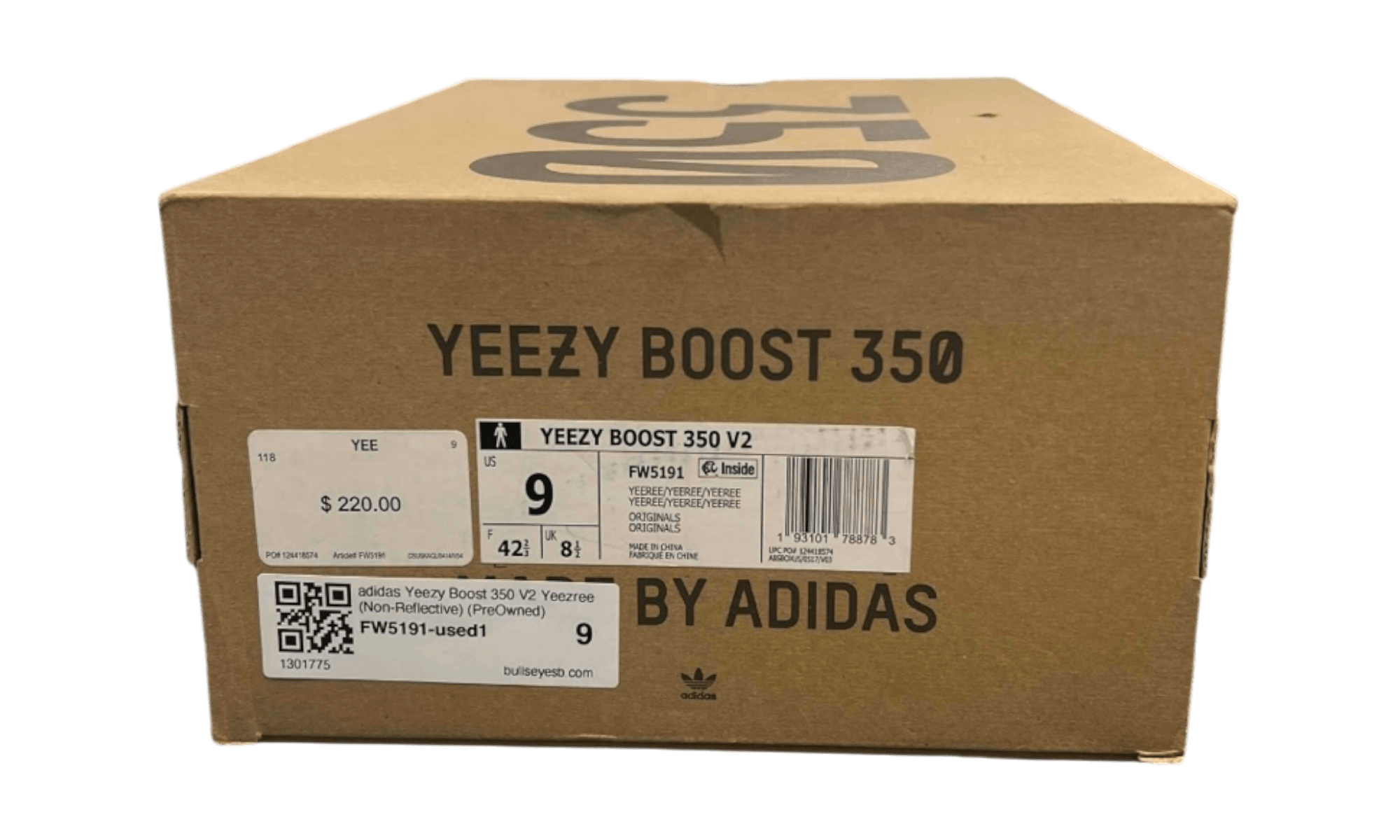 adidas Yeezy Boost 350 V2 Yeezreel (Non-Reflective) (PreOwned)