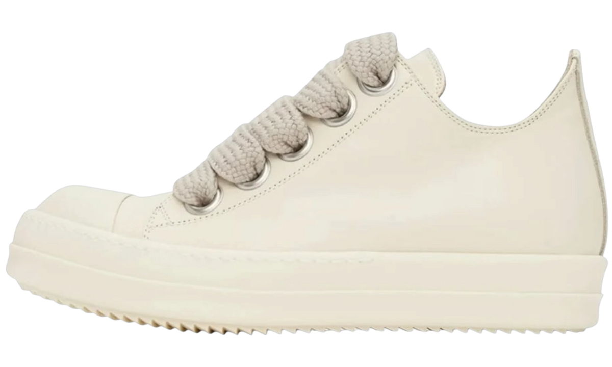 Rick Owens DRKSHDW Jumbolace Low Milk Sneakers
