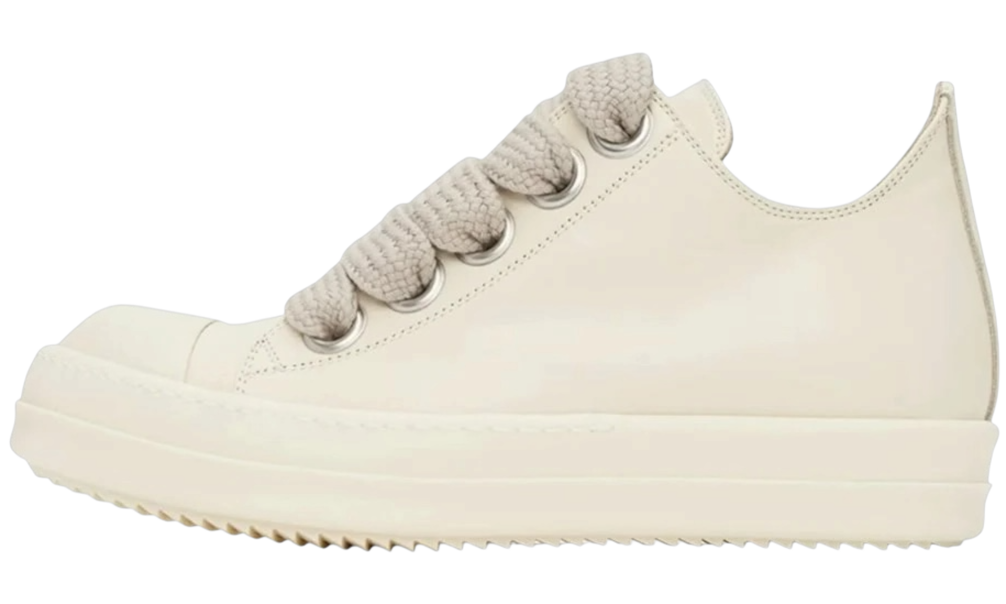 Rick Owens DRKSHDW Jumbolace Low Milk Sneakers