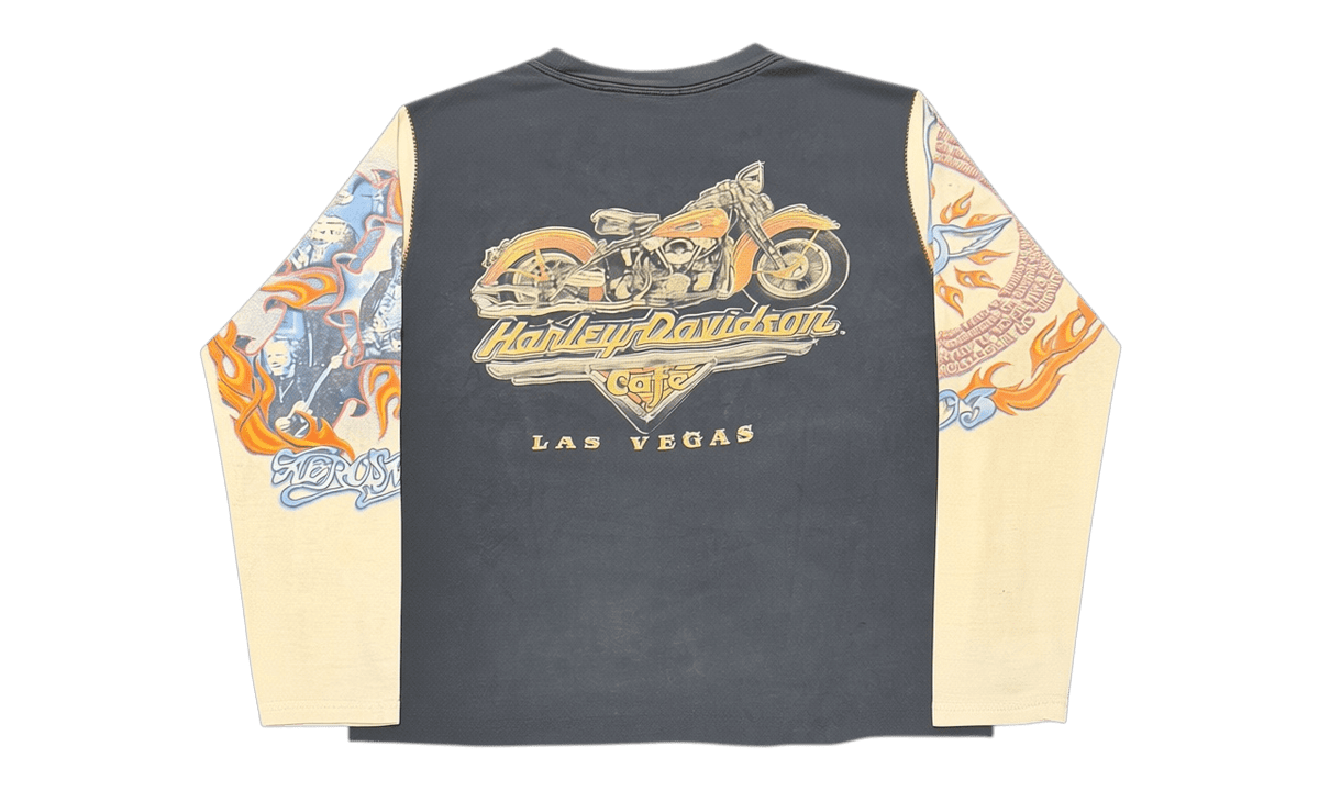 Poor Parker Vintage 1 of 1 Cut & Sewn Live Hard Ride Easy Longsleeve T-Shirt
