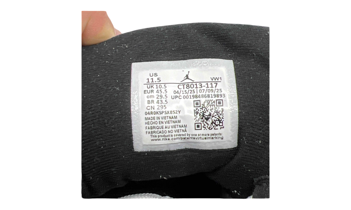 Jordan 12 Retro Taxi (2025) (PreOwned) (No Box)