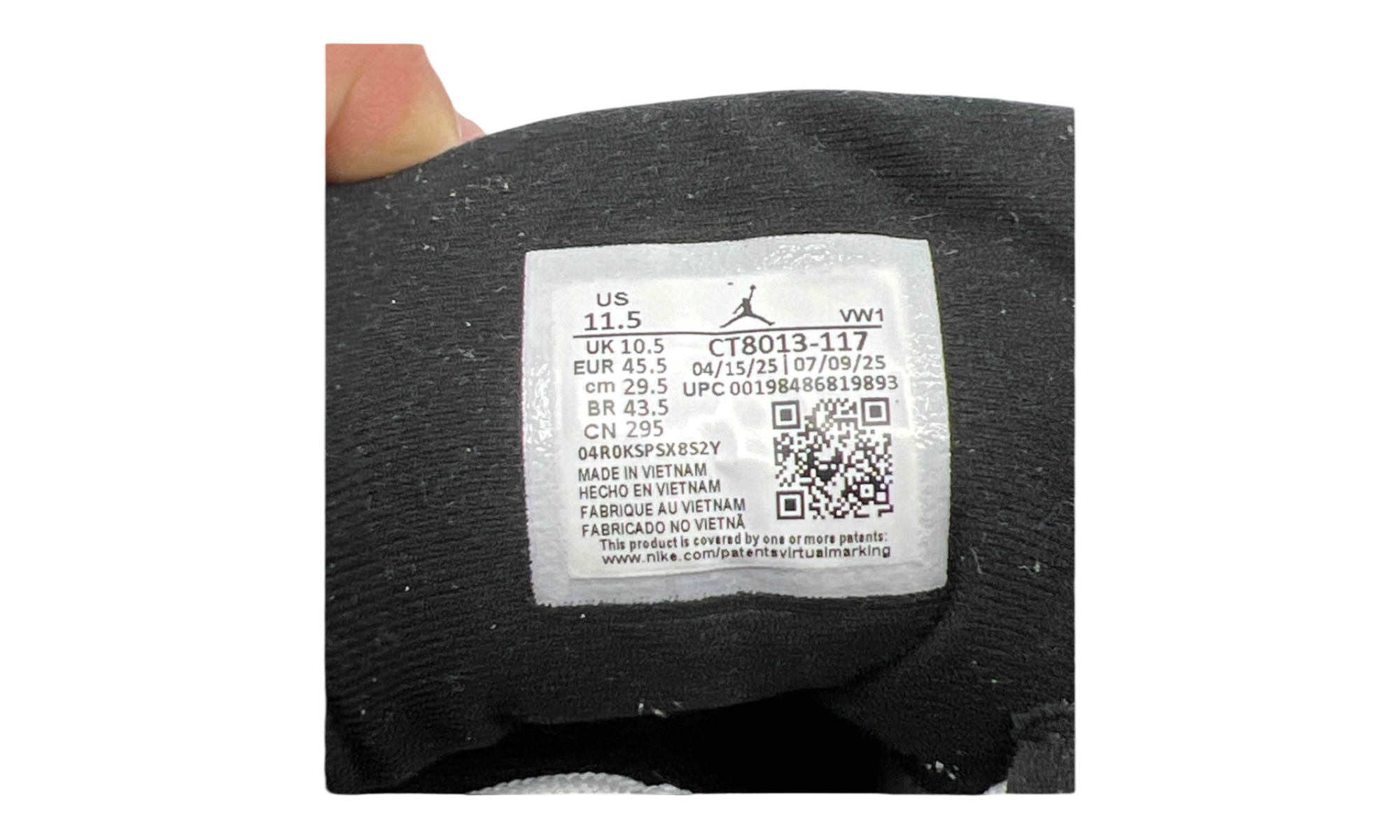 Jordan 12 Retro Taxi (2025) (PreOwned) (No Box)