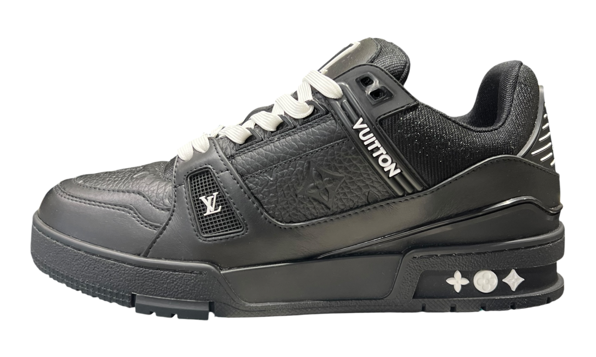 Louis Vuitton Trainer Black Embossed Monogram