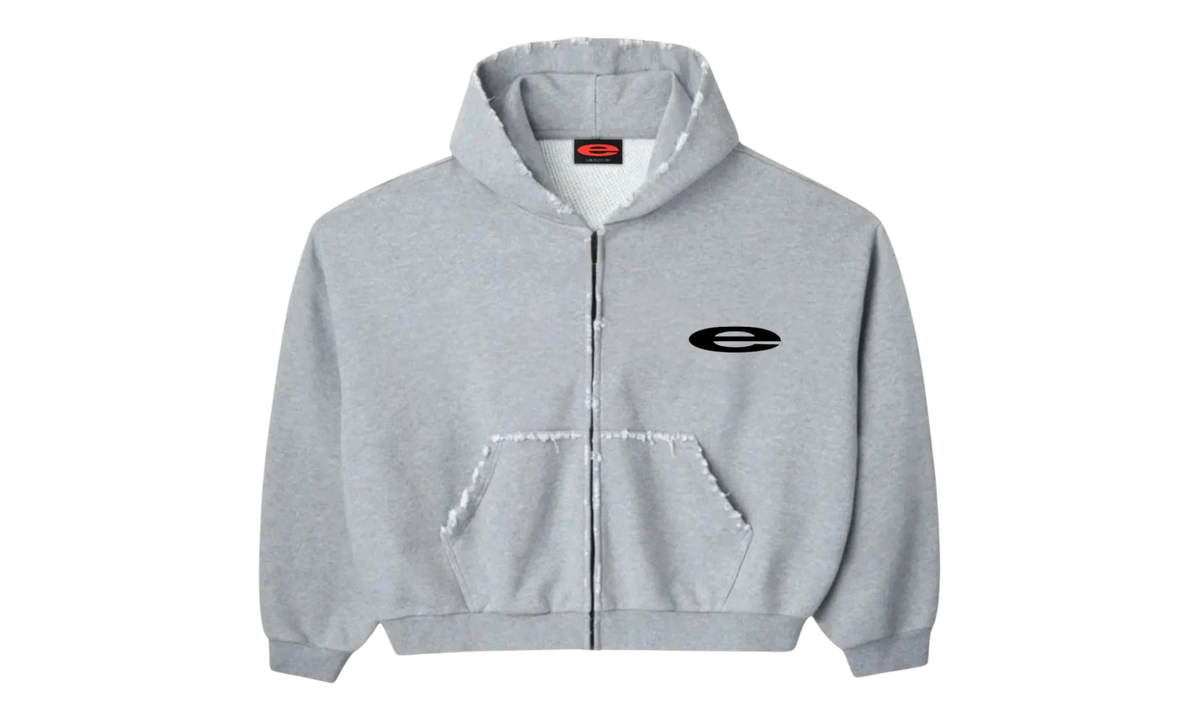 Eternal Flare Grizzly Zip-Up Grey Hoodie