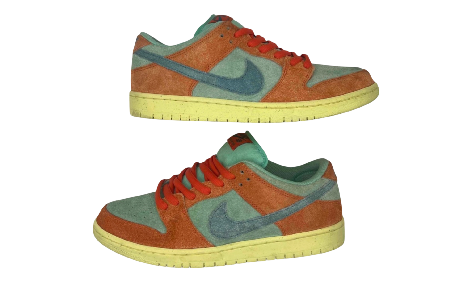 Nike SB Dunk Low Orange Emerald Rise (PreOwned) (No Box)
