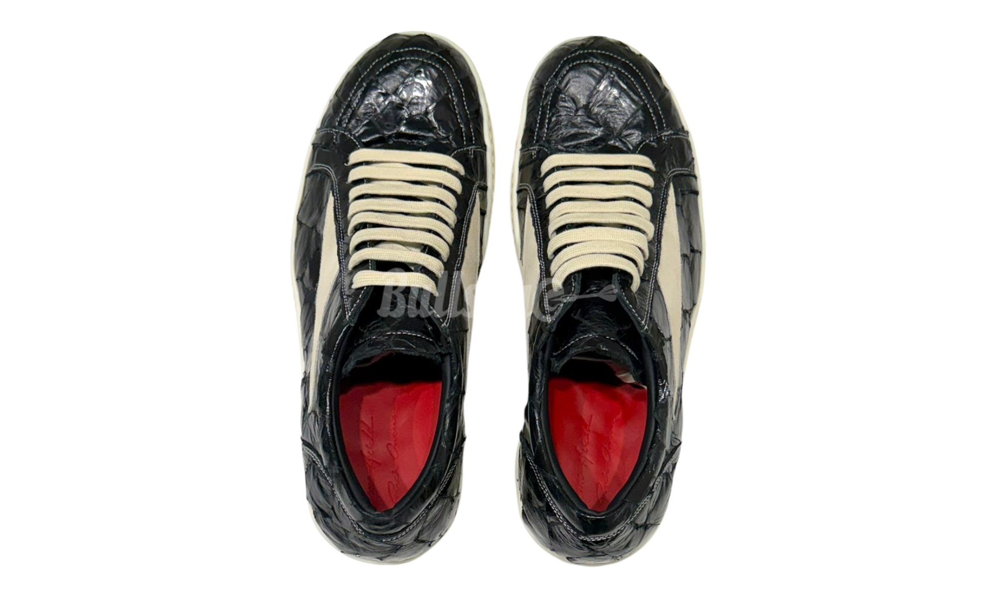 Rick Owens Maxfield Exclusive Pirarucu Vintage Sneakers (1/24)