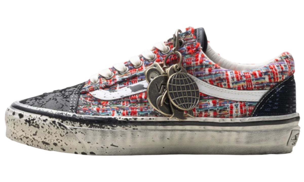 Vans Premium Old Skool Charms Red Black
