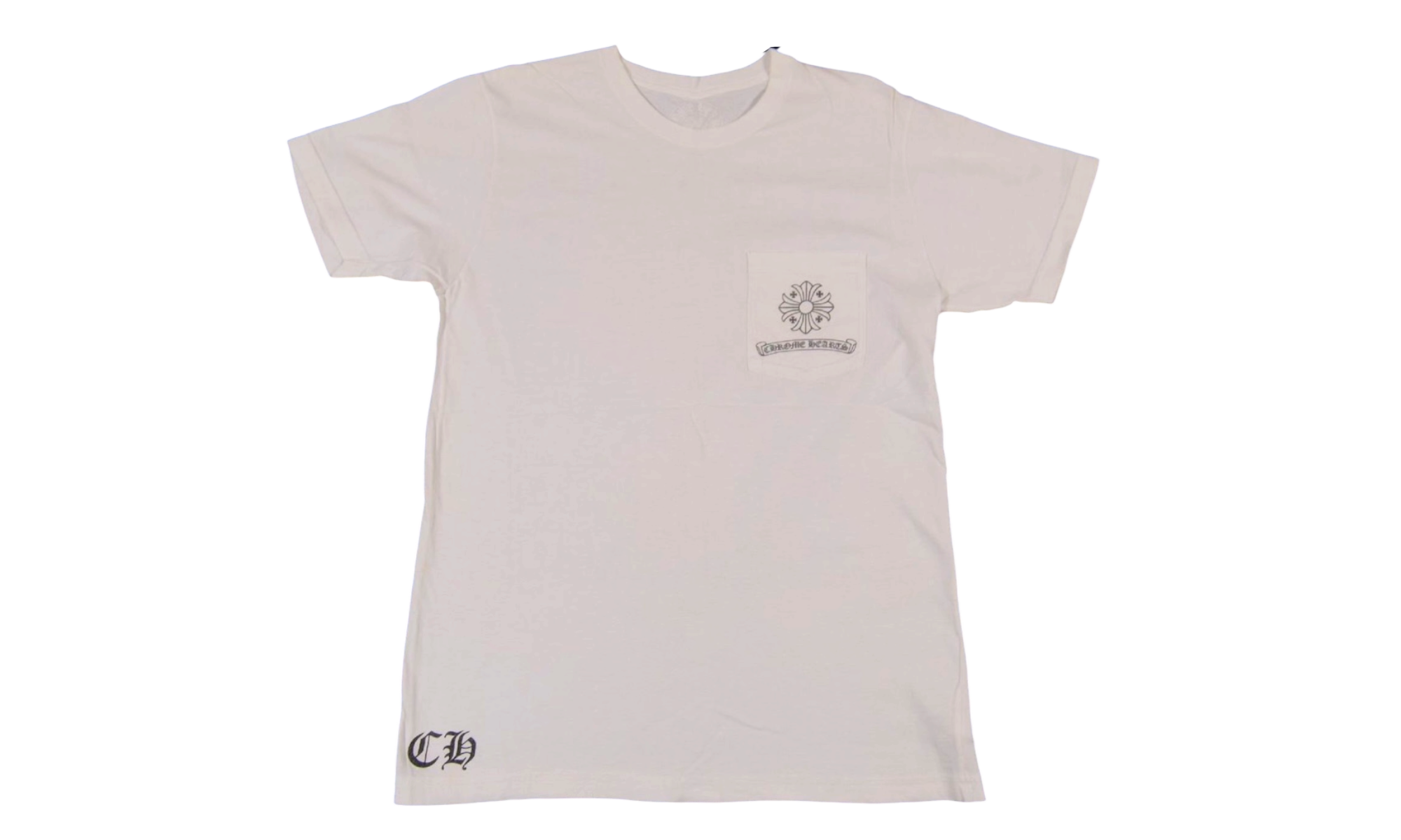 Chrome Hearts Square Cross Vintage White T-Shirt