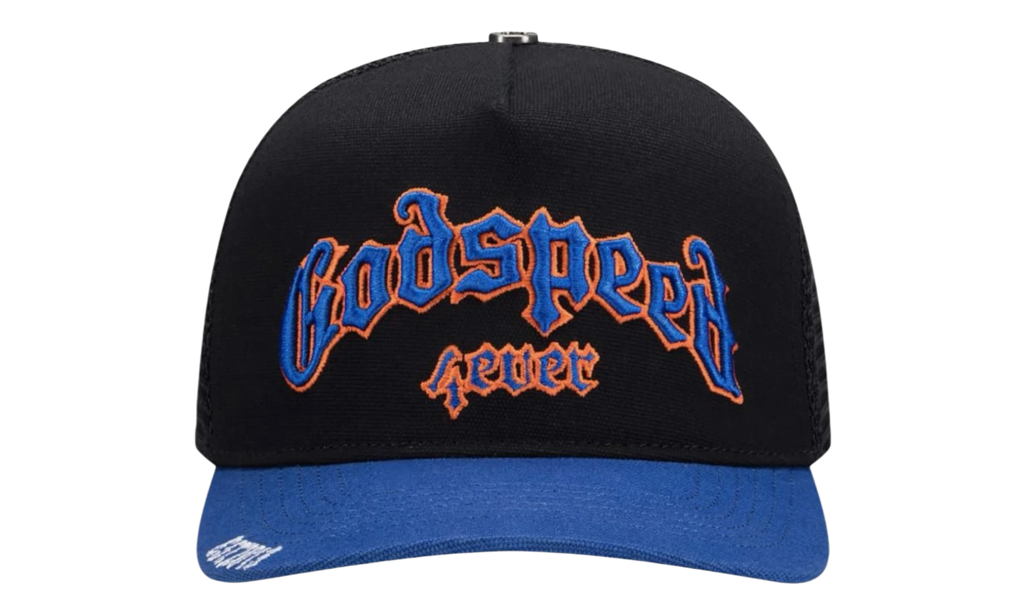 Godspeed Forever Black/Blue/Orange Trucker Hat