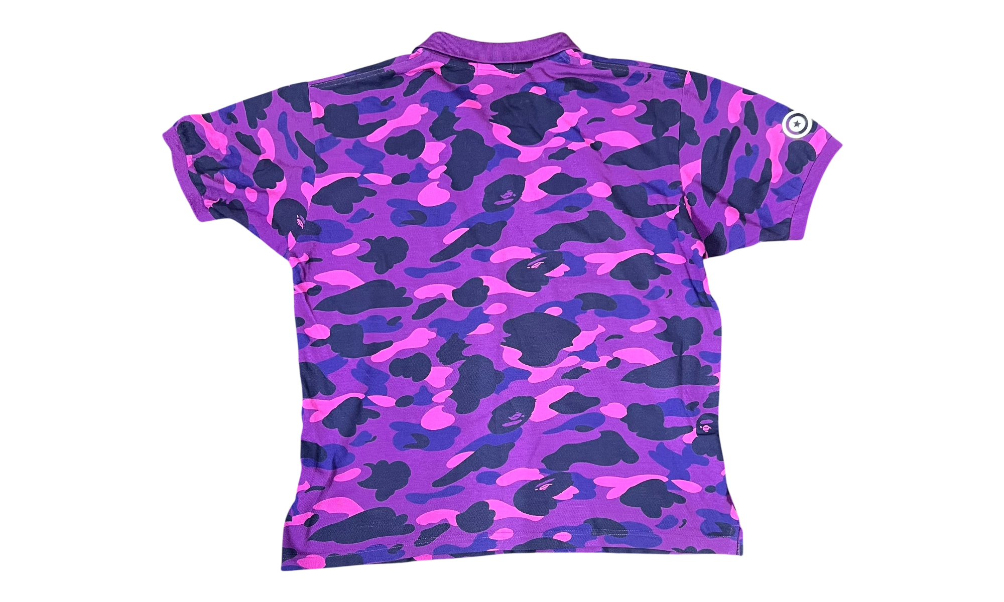BAPE Color Camo Shark Polo Purple (PreOwned)
