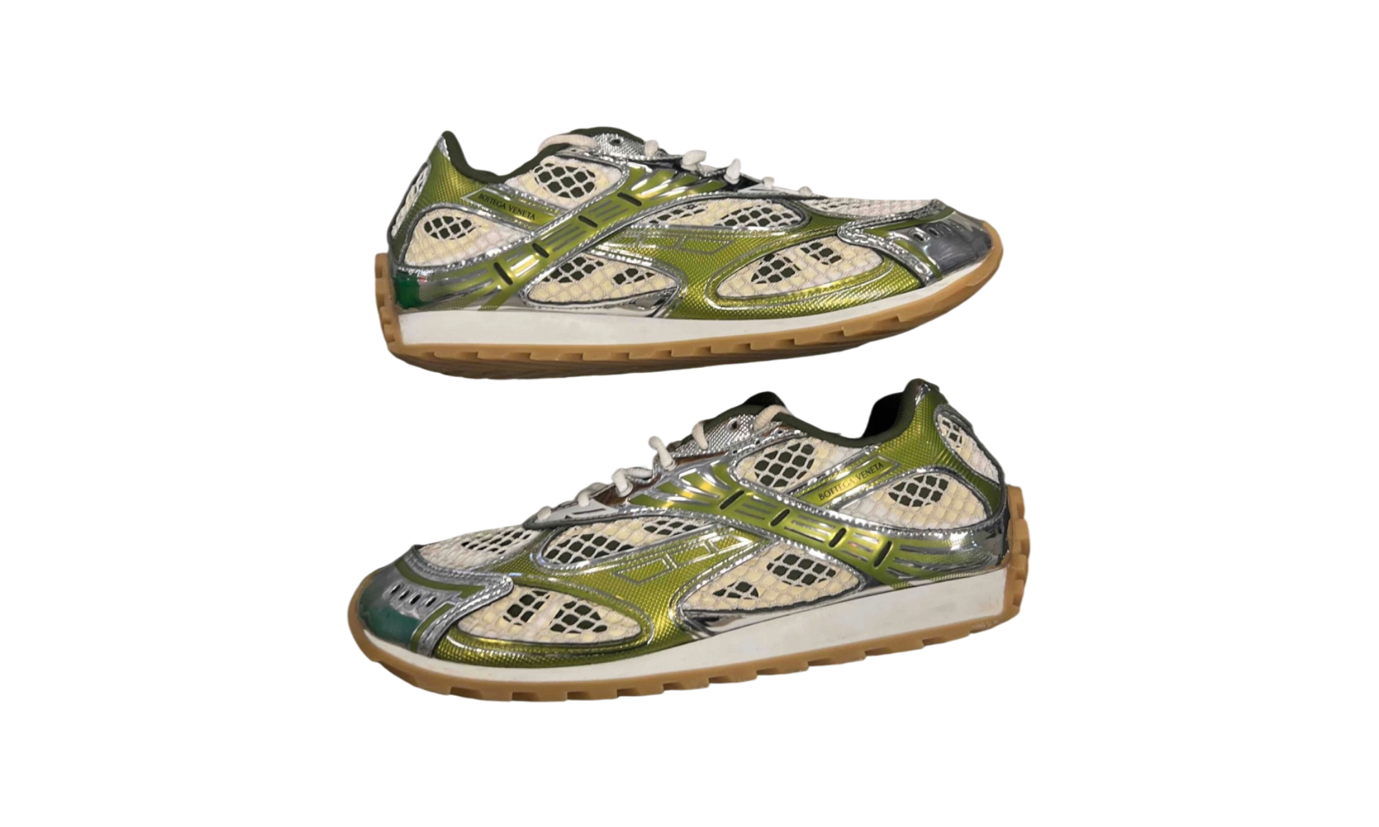 Bottega Veneta Orbit Mud/White Sneakers