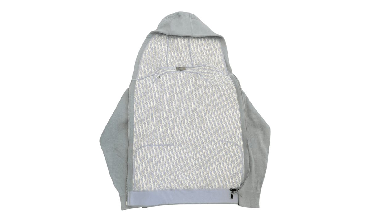 Dior oblique lined zip hoodie (PreOwned)