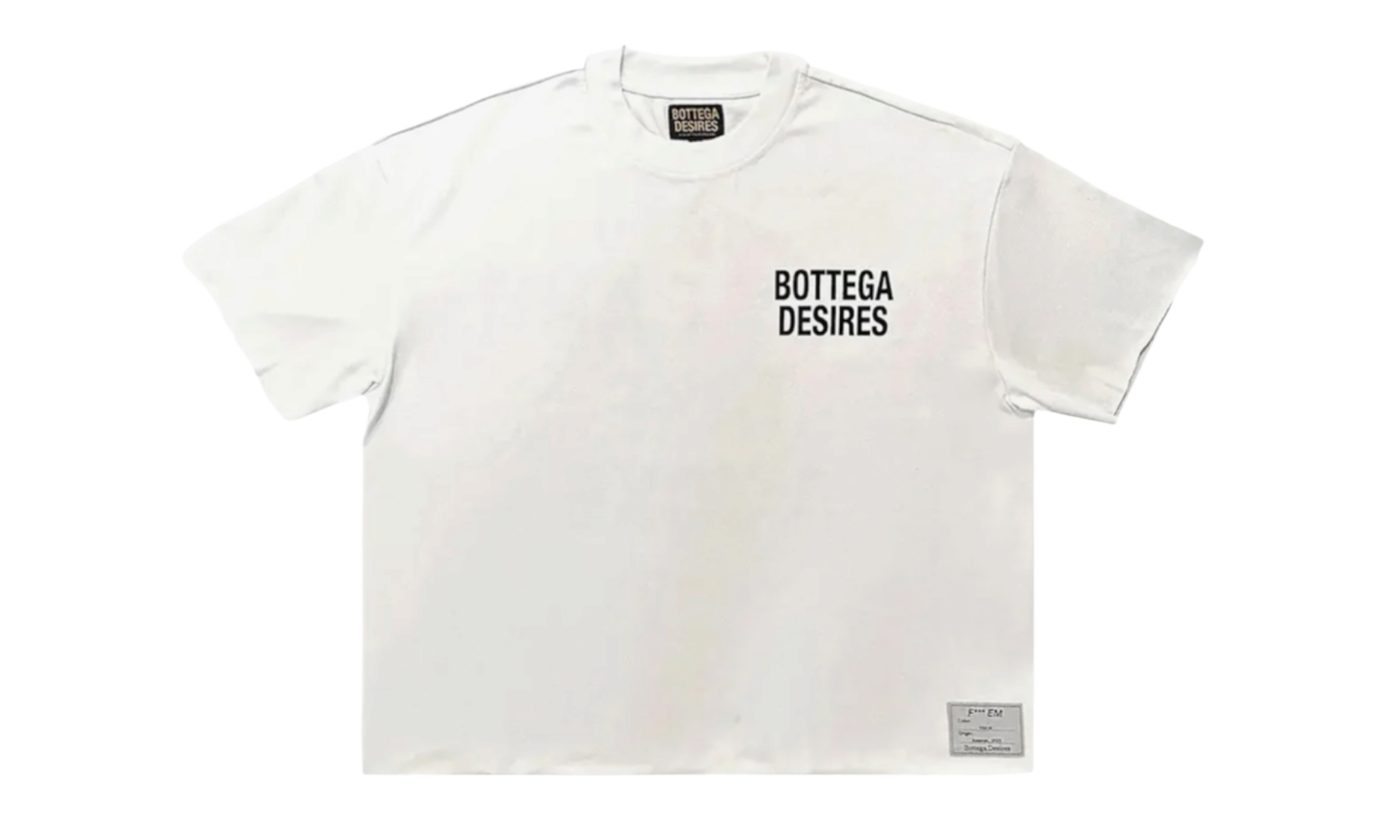Bottega Desires Fuck Em White T-Shirt