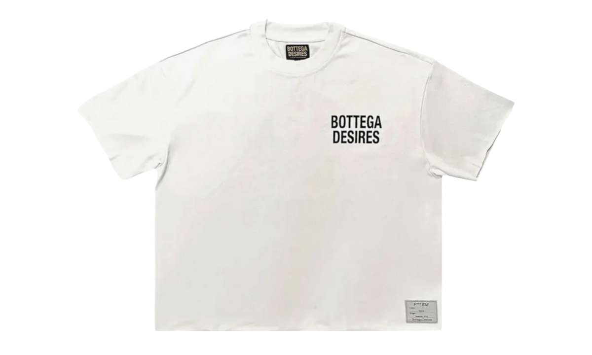 Bottega Desires Fuck Em White T-Shirt