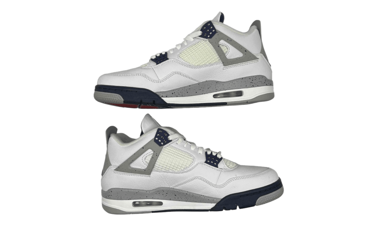 Air Jordan 4 Retro "White Midnight Navy" (PreOwned)