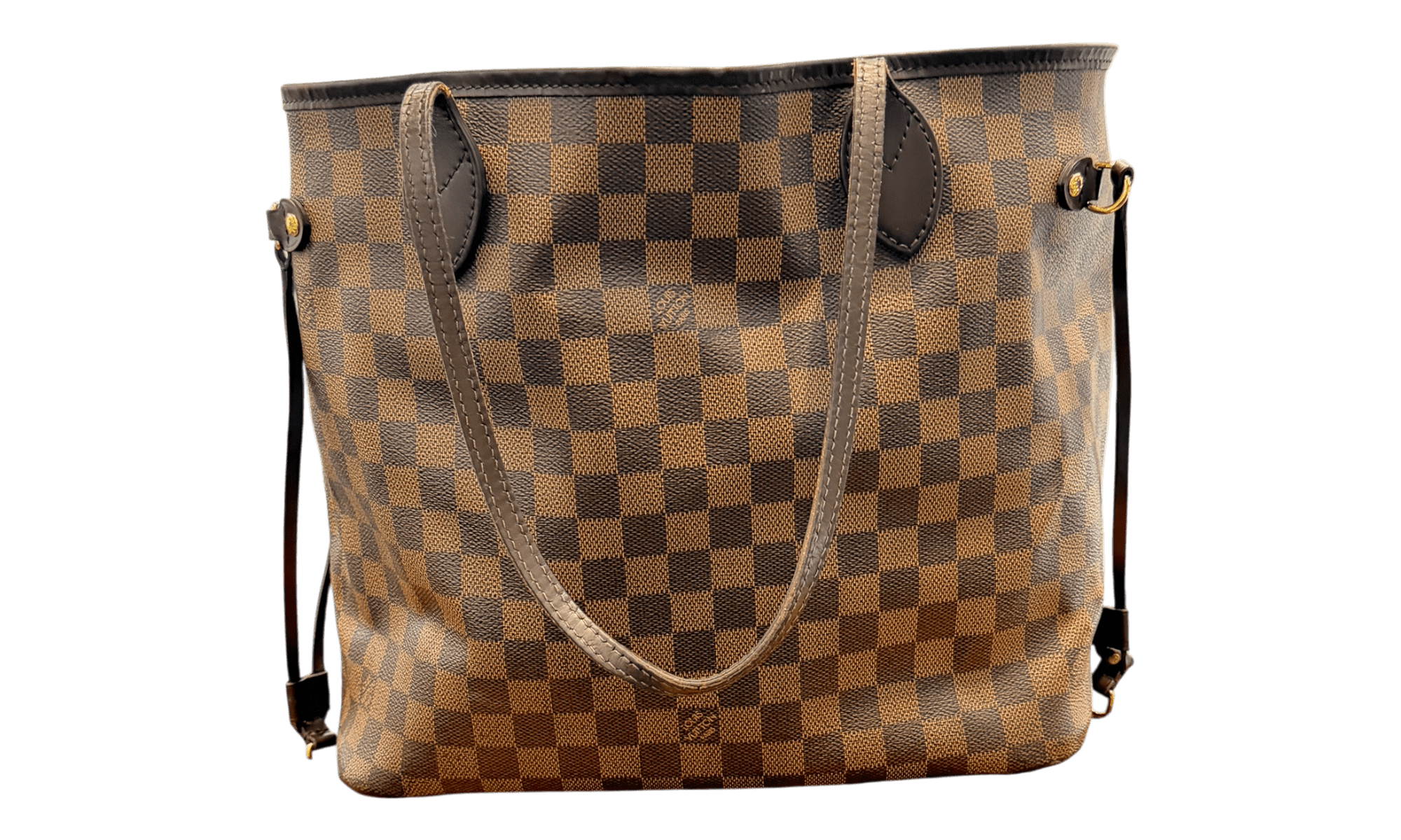 Louis Vuttion Neverfull MM Damier Brown Tote Bag (PreOwned)