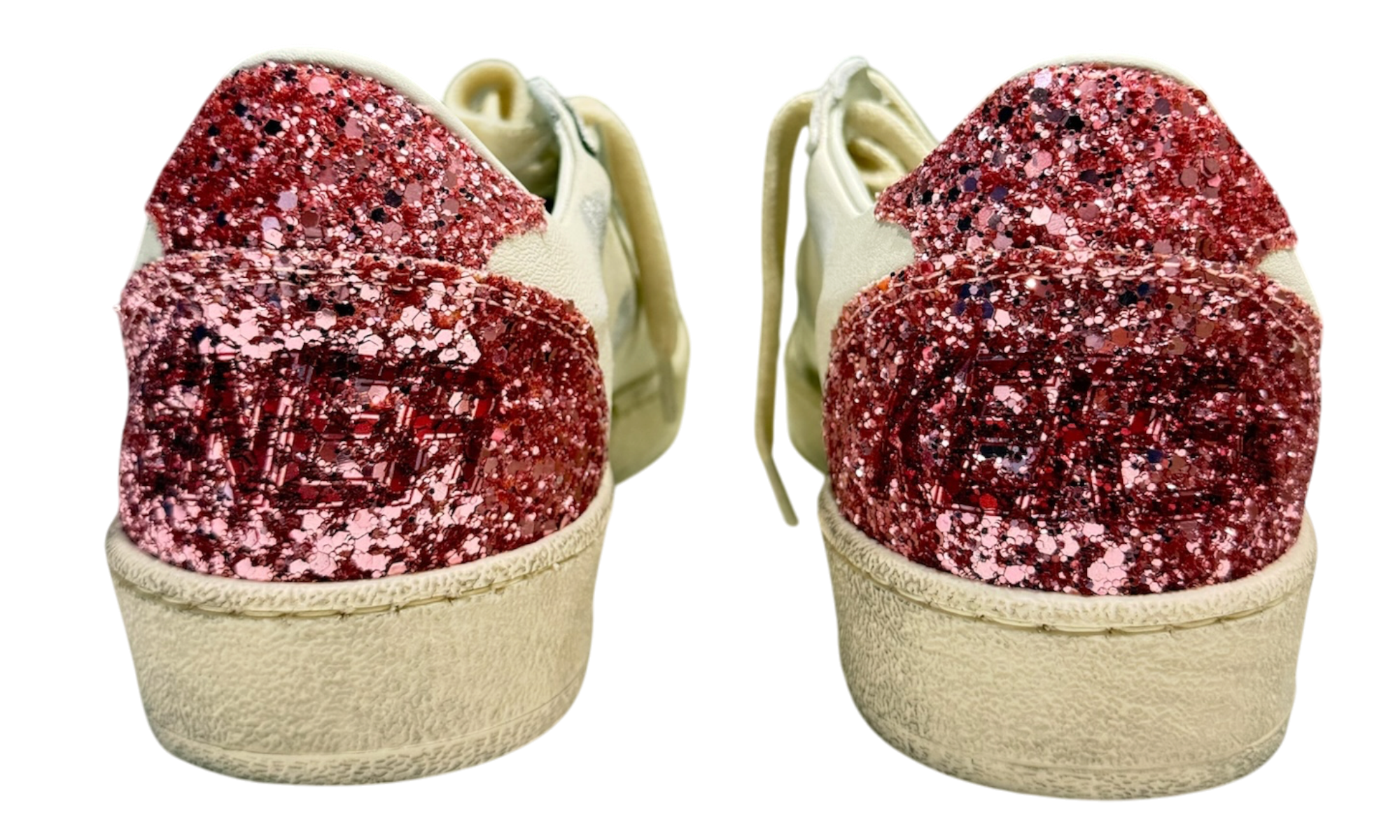 Golden Goose Women's Pink Ball Star Leather Sneakers
