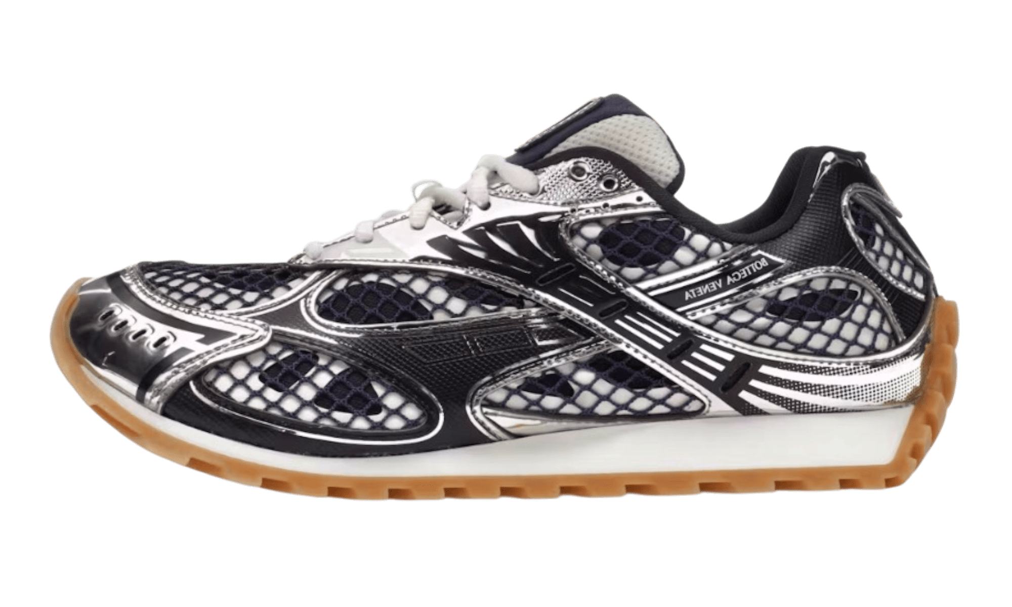 Bottega Veneta Orbit Abyss Silver